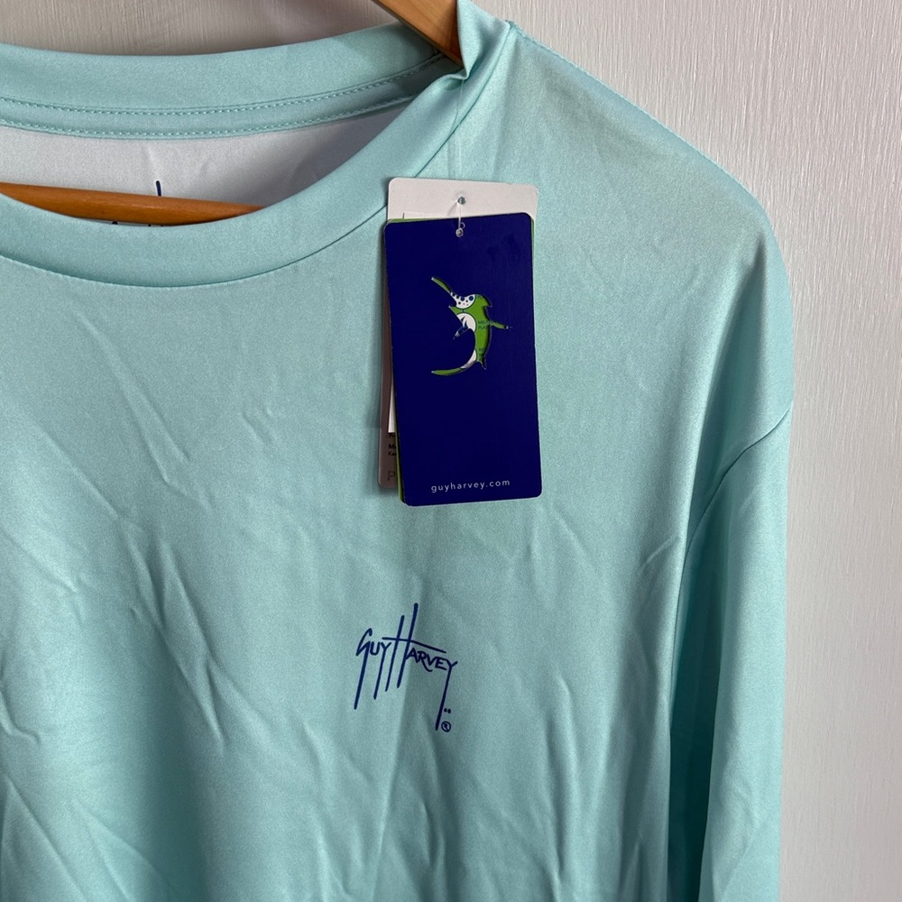 Guy Harvey - Performance Long Sleeve Shirt sz XL - recycled polyester UPF 30 - Picture 2 of 8